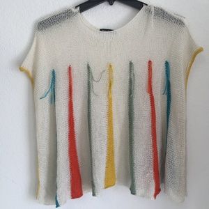 Mechant Cream/Multi Colored Shirt